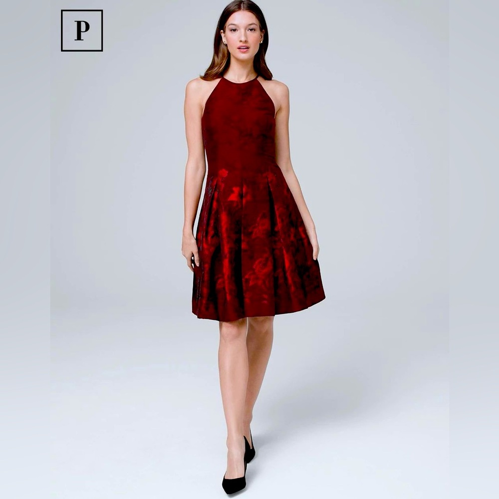 WHBM Floral Petite Dress with pockets 🌹